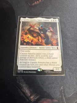 Mtg Captain America, Super Soldier - Marvel Super Heroes + Bonus Foils - Image 1