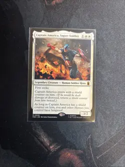Mtg Captain America, Super Soldier - Marvel Super Heroes + Bonus Foils - Image 3