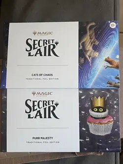Secret Lair - Purr Majesty & Cats Of Chaos FOIL Sealed - Magic The Gathering MTG - Image 1
