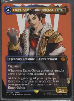 2025 Magic: The Gathering Final Fantasy - Emet-Selch, Unsundered (Borderless) - Image 1