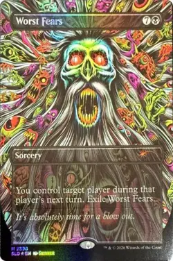Worst Fears -Foil Near Mint MTG Secret Lair - Image 1