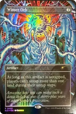 Winter Orb (2400) -Foil Near Mint MTG Secret Lair - Image 1