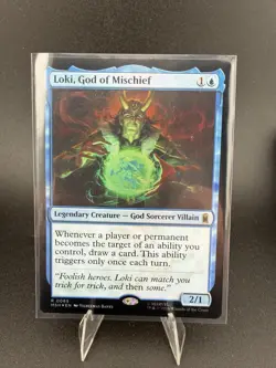 MTG Marvel Super Heroes R Loki, God of Mischief #0065 - Image 1