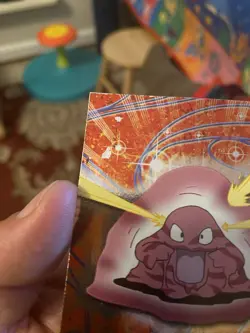 Grimer Pokemon Card HOLO FOIL Topps #88 TV Animation Edition Blue Logo HP - Image 4