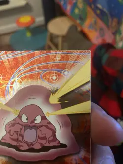 Grimer Pokemon Card HOLO FOIL Topps #88 TV Animation Edition Blue Logo HP - Image 5