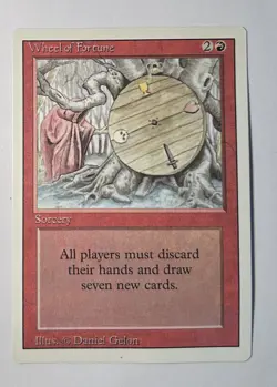 Wheel of Fortune - Revised Edition (3rd Edition, 3ED) 1994 - MTG Rare NM - Image 1
