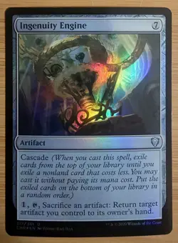 X 1 Ingenuity Engine Foil NM-M Commander Legends 317 MTG Magic The Gathering - Image 2
