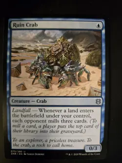 Ruin Crab NM Zendikar Rising MTG FREE SHIPPING - Image 1