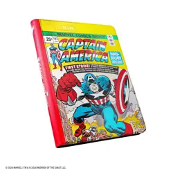 Gamegenic MTG Marvel Super Heroes Zip-Up Album 18-Pocket - Captain America/Black - Image 1