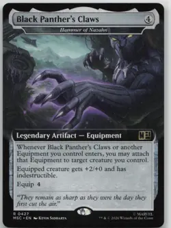Black Panther's Claws - Hammer of Nazahn 427 Commander Marvel Super Heroes - Image 1