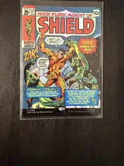 MTG Nick Fury, Agent of SHIELD (Borderless) 0389 Marvel Super Heroes Foil Magic - Image 1