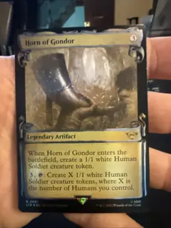 Horn of Gondor (Showcase Scrolls Foil) Lord of the Rings 691 NM - Image 1