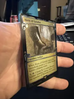 Horn of Gondor (Showcase Scrolls Foil) Lord of the Rings 691 NM - Image 2