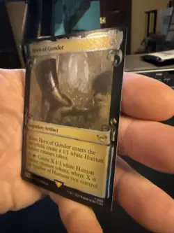 Horn of Gondor (Showcase Scrolls Foil) Lord of the Rings 691 NM - Image 3
