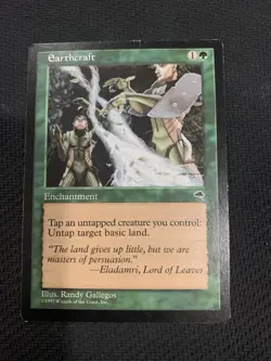 Magic the Gathering Tempest Rare -Earthcraft MtG - Image 1