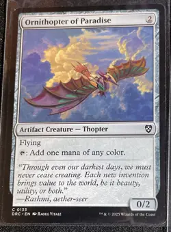 Magic: The Gathering (MTG) - Ornithopter of Paradise - DRC C0133 - Image 1