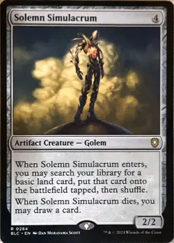 Magic: The Gathering (MTG) - Solemn Simulacrum - Bloomburrow (BLC) R0284 - Image 1