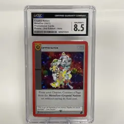 CRYPTID NATION METAZOO 2ND EDITION HOLO NM/MINT+ CGC 8.5 PROMOTIONAL CARD - Image 1