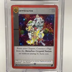CRYPTID NATION METAZOO 2ND EDITION HOLO NM/MINT+ CGC 8.5 PROMOTIONAL CARD - Image 2