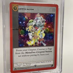 CRYPTID NATION METAZOO 2ND EDITION HOLO NM/MINT+ CGC 8.5 PROMOTIONAL CARD - Image 4