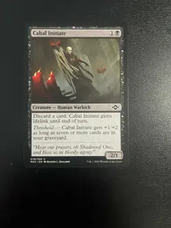Magic The Gathering TM Cabal Initiate 078/303 C | 1 card S5 - Image 1