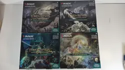 Magic The Gathering The Lord of the Rings Holiday Scene Box (Set of 4) - Image 1