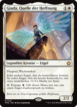 MTG Magic the Gathering FDN Giada Quelle der Hoffnung 0141 rare deutsch - Image 1