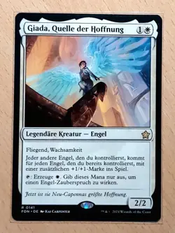 MTG Magic: Giada, Quelle der Hoffnung, Font of Hope, DEUTSCH, Top Engel Lord - Image 1
