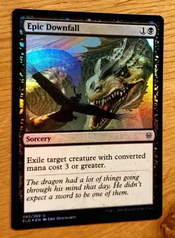MTG Magic: # FOIL # Epischer Untergang, Epic Downfall, English - Image 1