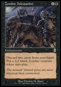 MTG ZOMBIE INFESTATION EXC - INFESTAZIONE DI ZOMBIE - OD - GERMAN - Image 1
