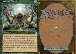 Magic the Gathering -MTG- Verdant Touch - Image 1