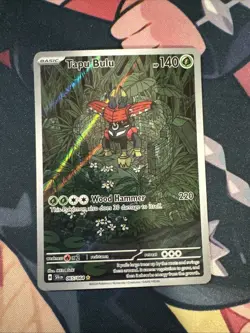 Pokemon Tapu Bulu Shrouded Fable Illustration Rare TCG Card 065/064 English - Image 1