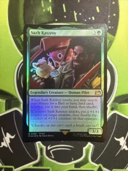 Sazh Katzroy (Foil Rare) Final Fantasy R 0199 Mtg NM - Image 1