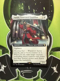 Auron, Venerated Guardian (Borderless Rare) R 0130 Final Fantasy Magic Mtg - Image 1