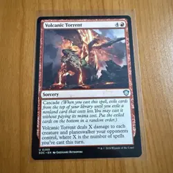 Volcanic Torrent - N/M - Secrets Of Strixhaven Magic The Gathering MTG - Image 1