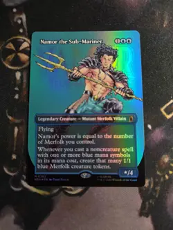 Namor the Sub-Mariner (Borderless) (0362) Marvel Super Heroes Foil - Image 1