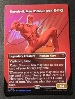 Daredevil, Man Without Fear - Foil - Borderless - MSH - MTG - NM - EN - 0372 - Image 1
