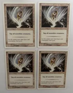 MTG 4X STARTER EDITION BLINDING LIGHT NM MAGIC THE GATHERING RARE WHITE SORCERY - Image 4