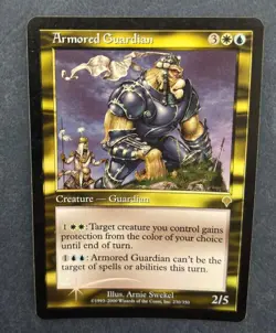 MTG FOIL INVASION ARMORED GUARDIAN MAGIC THE GATHERING CREATURE RARE ENGLISH - Image 1