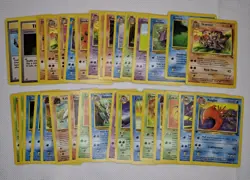 Vintage Pokemon TCG Card Lot of 33 Fossil Set 1st Edition & Regular - NM/LP - Image 1