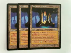 MTG 3X FRENCH PLANESHIFT DROMAR'S CAVERN NM MAGIC THE GATHERING LAND UNCOMMON - Image 5