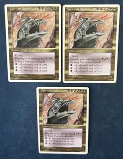 MTG 3X CHRONICLES VAEVICTIS ASMADI MAGIC THE GATHERING RARE CREATURE DRAGON - Image 3