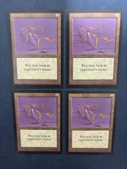 MTG 4X INTERNATIONAL / COLLECTOR'S EDITION GLASSES OF URZA (IE / CE) CLIP CORNER - Image 5