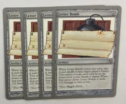 MTG 4X UNHINGED LETTER BOMB NM MAGIC THE GATHERING RARE ARTIFACT - Image 2