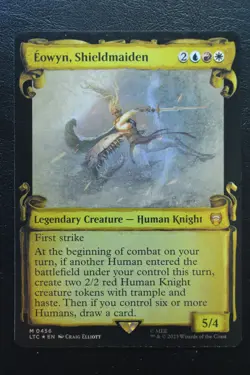 MTG EOWYN, SHIELDMAIDEN SHOWCASE SCROLL FOIL The Lord of the Rings LP - Image 1