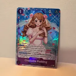 Bandai One Piece CCG Charlotte Pudding OP11-070 Rare Alt Art Foil English - Image 1