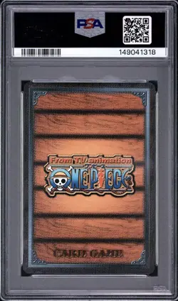 PSA 9 2004 BANDAI ONE PIECE CCG THE GOLDEN CITY IN THE SKY AERIAL COMBAT W08 - Image 2