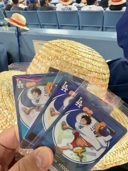 (1) One Piece Dodgers Promo Card Monkey D. Luffy 2026 sealed - Image 1