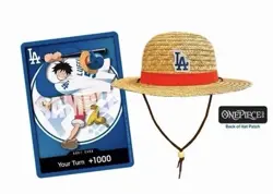 (1) One Piece Dodgers Promo Card Monkey D. Luffy 2026 sealed - Image 2