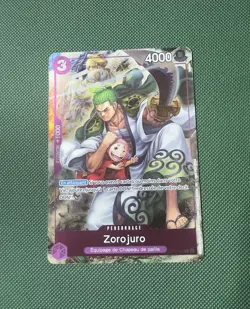One Piece Zoro-Juurou OP05-067 RARE FRENCH PROMO 1st Anniversary NM - Image 1